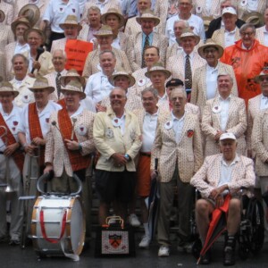 50th Reunion group shot with Born Again Band